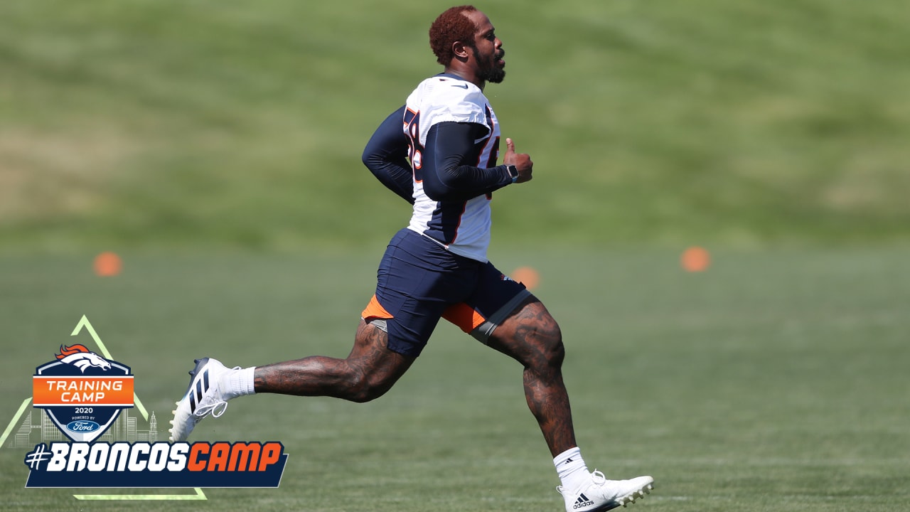 Von Miller of Broncos takes on new roles at first youth football camp