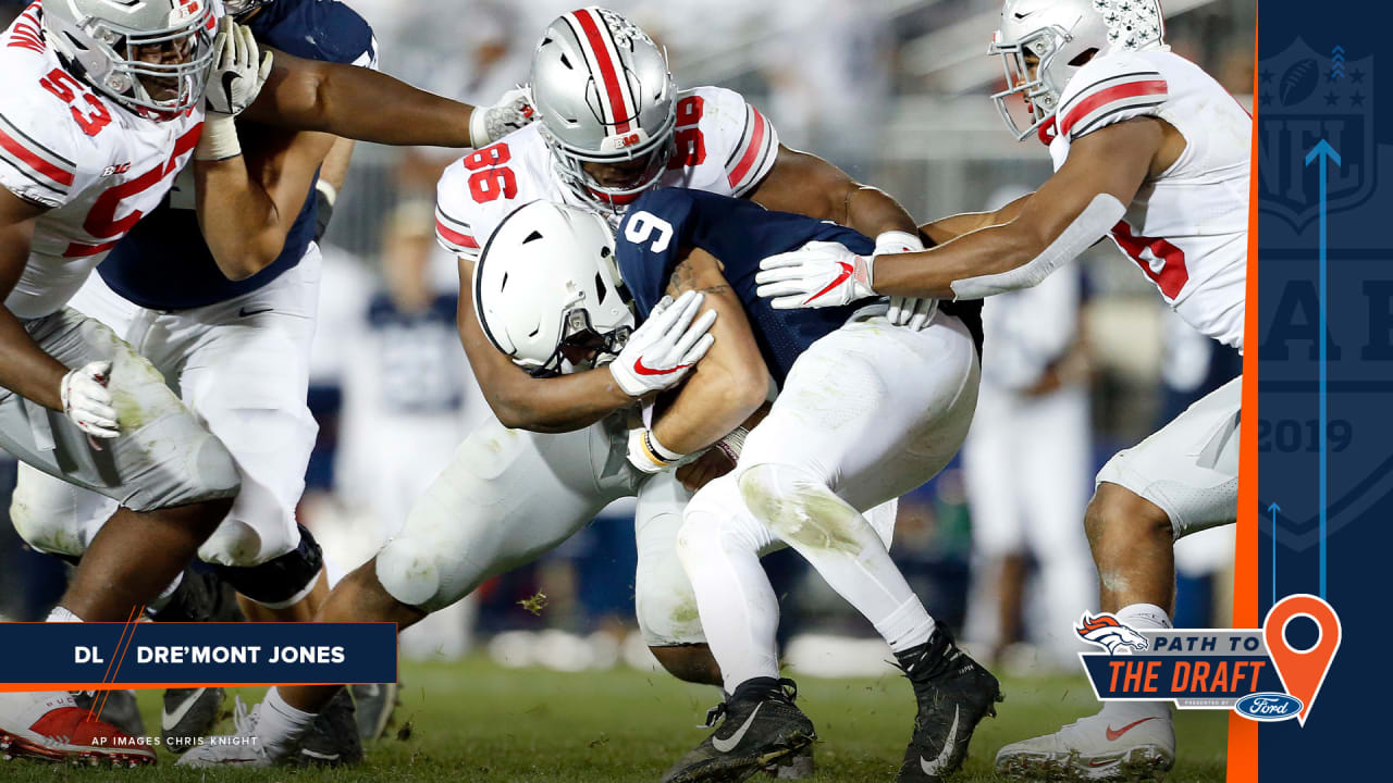 2019 NFL Draft: Ohio State DT Dre'Mont Jones taken by the Denver