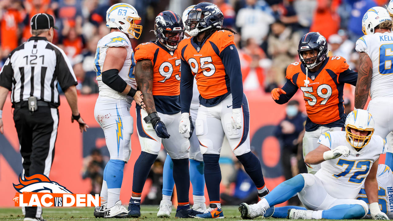 LACvsDEN: McTelvin Agim wraps up Justin Herbert for third-down sack