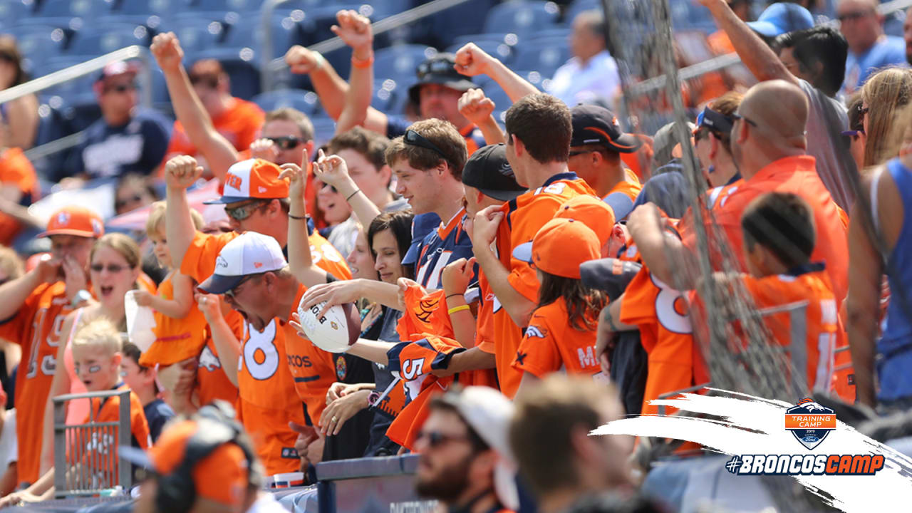 Denver Broncos fans attend first open training camp practice, Denver  Broncos