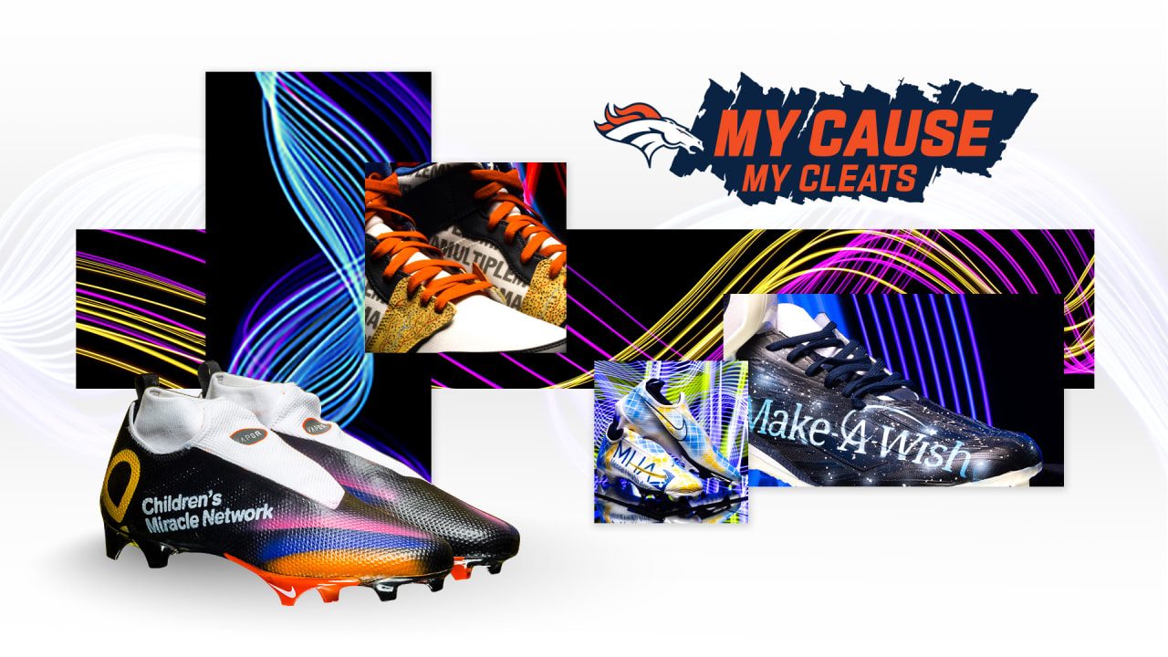 Broncos players & executives to participate in 2022 My Cause My Cleats  initiative to raise awareness for causes and nonprofit organizations
