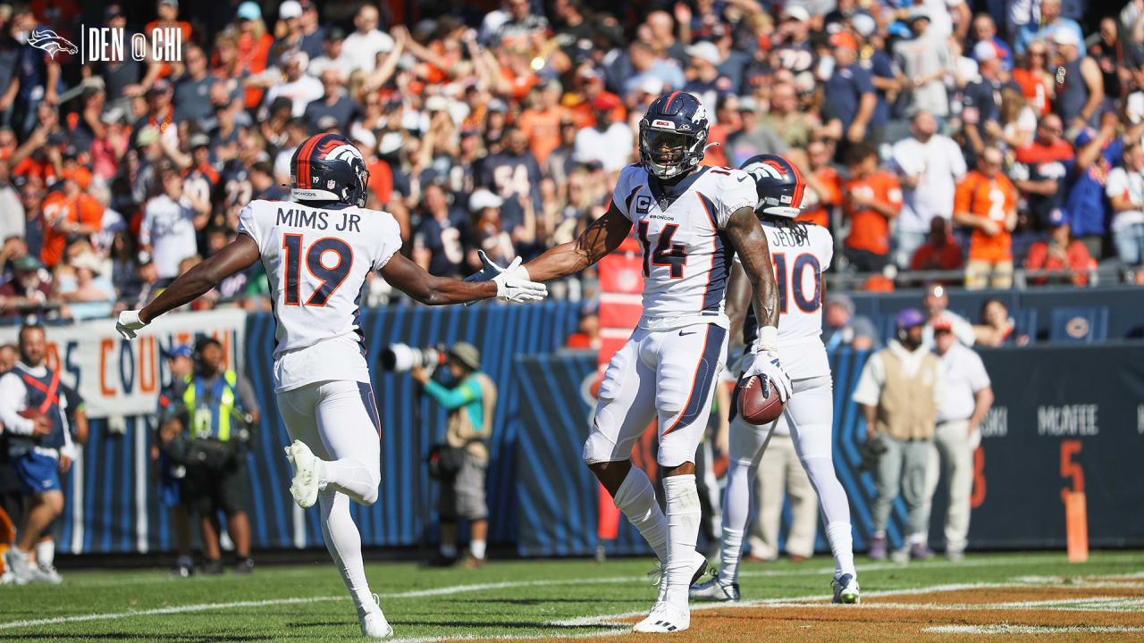 QB Russell Wilson connects with WR Courtland Sutton for a 13-yard touchdown  pass