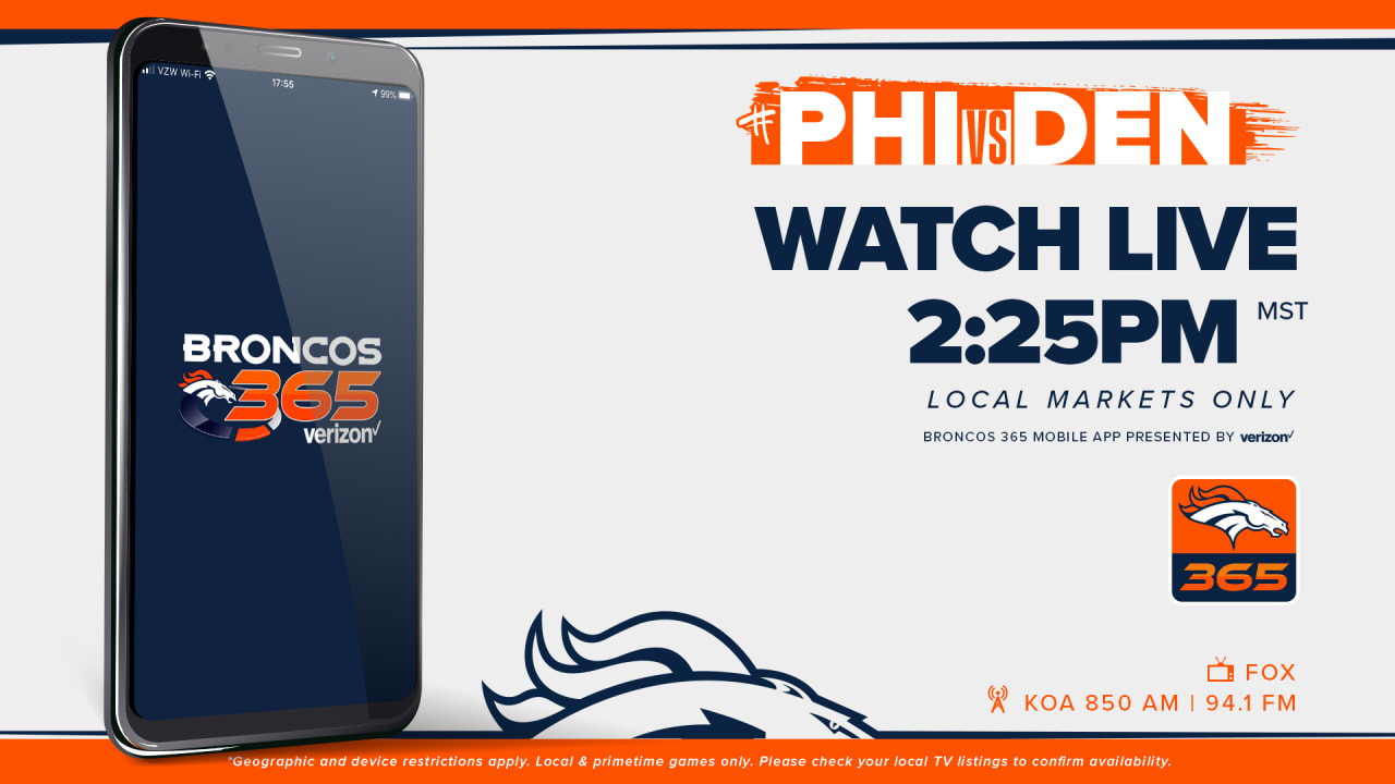 Denver Broncos vs. Philadelphia Eagles: Start time, TV channel, stream