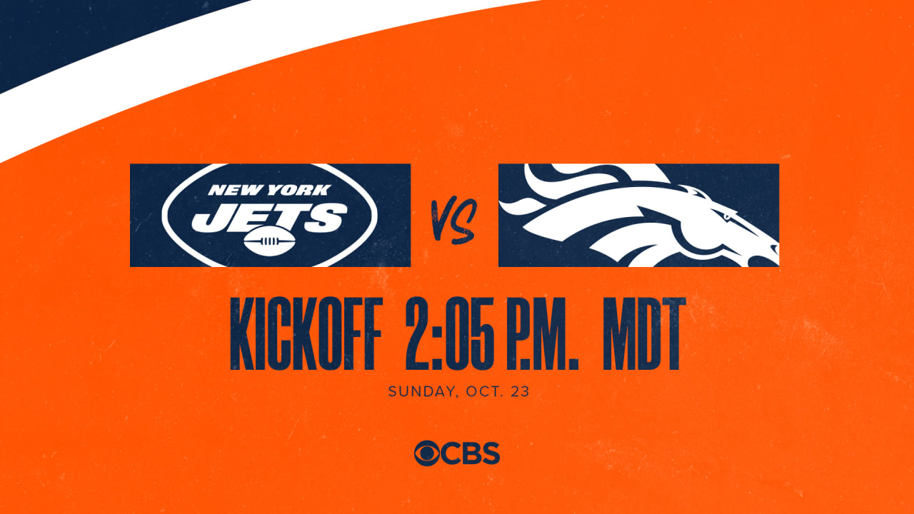 Broncos vs. Jets How to stream, watch on TV and listen on radio Week 7