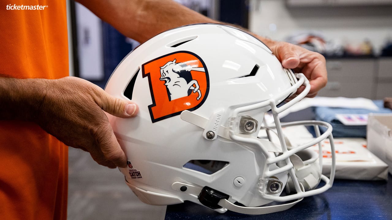 Denver Broncos reveal all-white 'snowcapped' alternate helmet