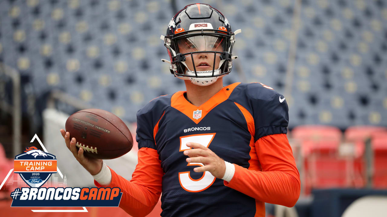 Excitement abounds on Drew Lock's first day of practice - Denver Sports