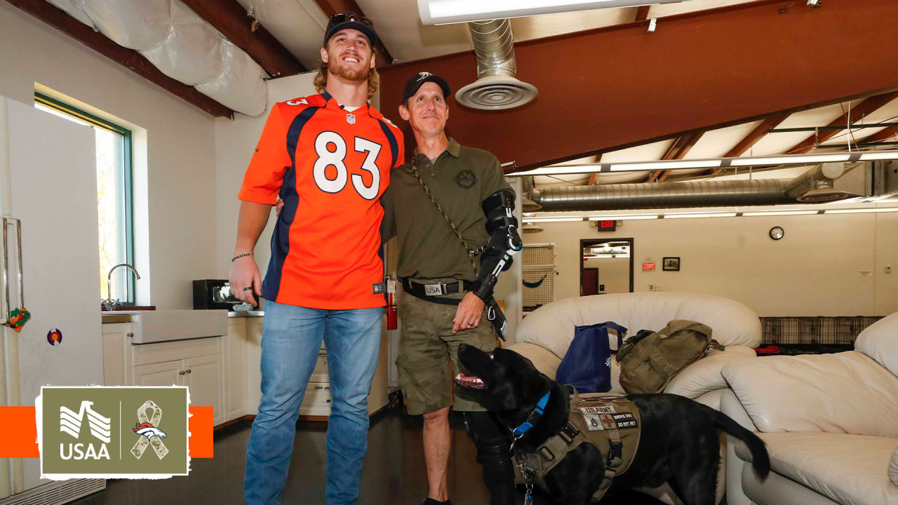 Broncos TE Andrew Beck wins NFL's Salute to Service Award - The San Diego  Union-Tribune