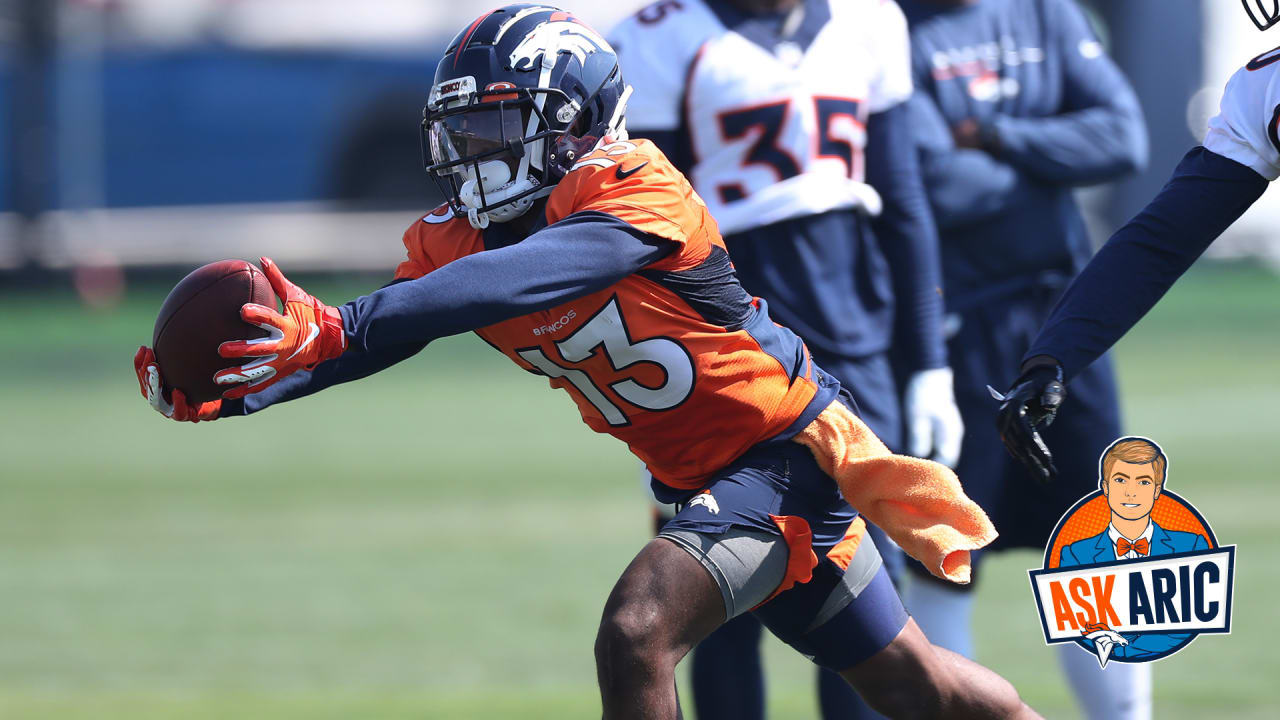 Denver Broncos rookie K.J. Hamler coming on to contribute nicely