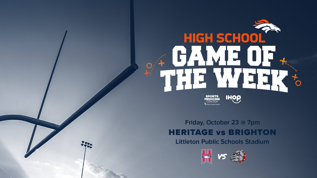 Broncos High School Game of the Week: Friday, October 23