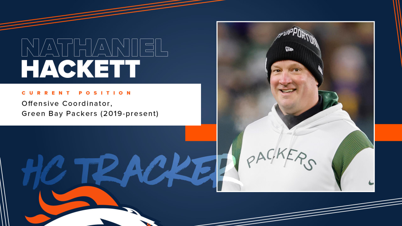 Broncos complete interview with Packers OC Nathaniel Hackett