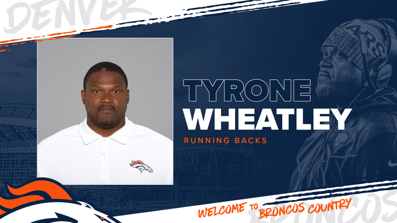 Broncos name Tyrone Wheatley as running backs coach