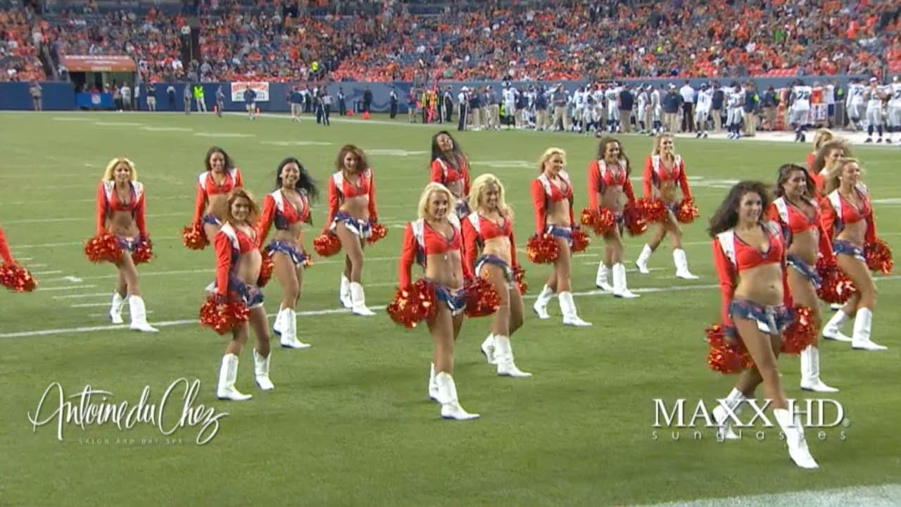 Denver Broncos Cheerleaders Hit the Field