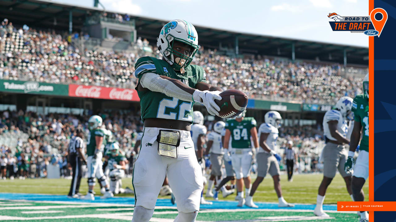 Titans Select Tulane RB Tyjae Spears in the Third Round of Friday's NFL  Draft