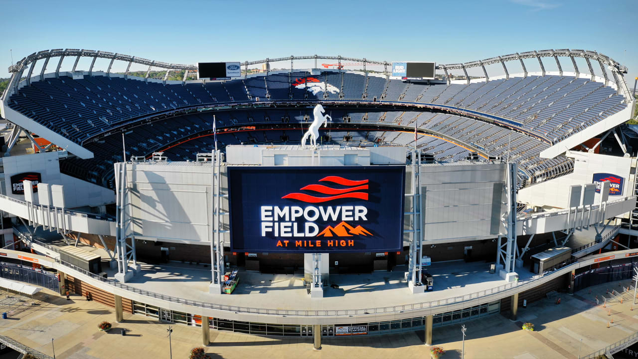 Broncos Empower Field at Mile High Stadium SIDE Photo 