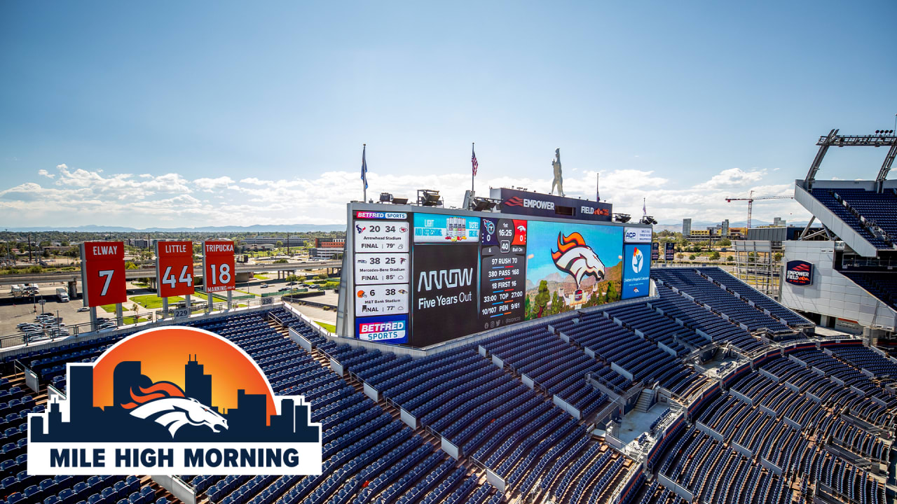 Mile High Morning: Empower Field at Mile High ranked one of NFL's