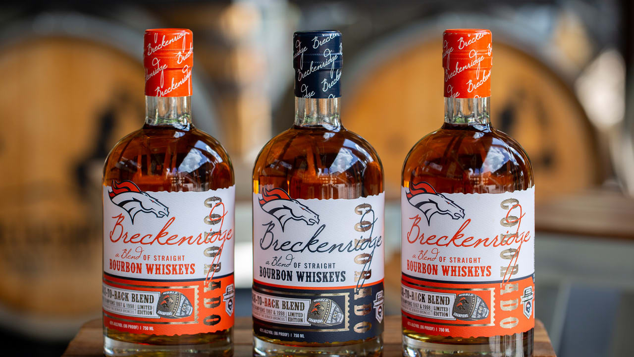 Broncos and Breckenridge Distillery Release LimitedEdition Bourbon and Vodka Bottles