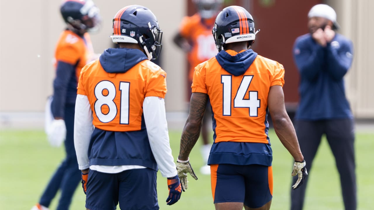 Denver Broncos Mandatory Minicamp Tim Patrick, Albert Okwuegbunam