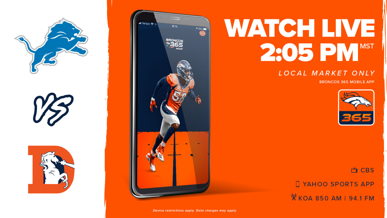 denver broncos live stream