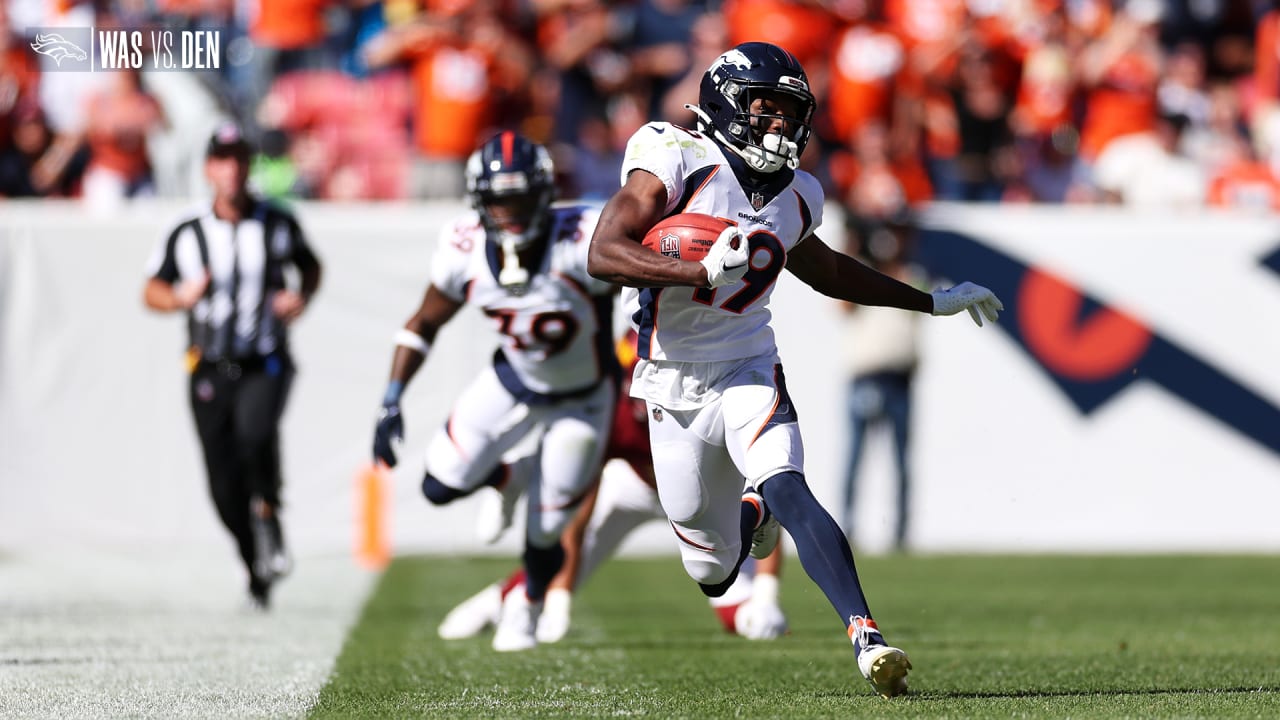 Wr Marvin Mims Jr Showcases Versatility On 45 Yard Punt Return Broncos Vs Commanders