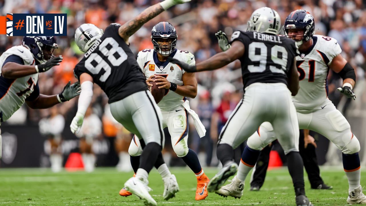 Broncos at Raiders game gallery: Denver's first divisional game heats up in  Las Vegas