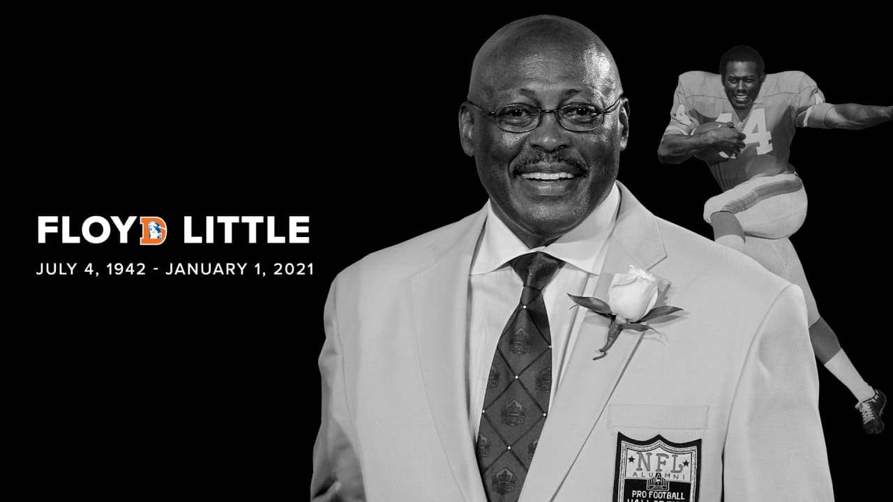 Legendary Running Back Floyd Little of the Denver Broncos