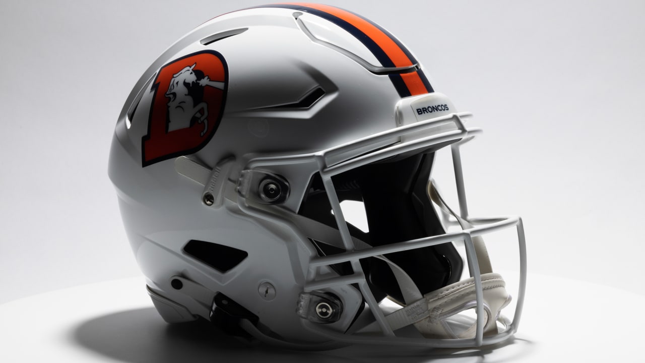 Denver Broncos reveal all-white 'snowcapped' alternate helmet