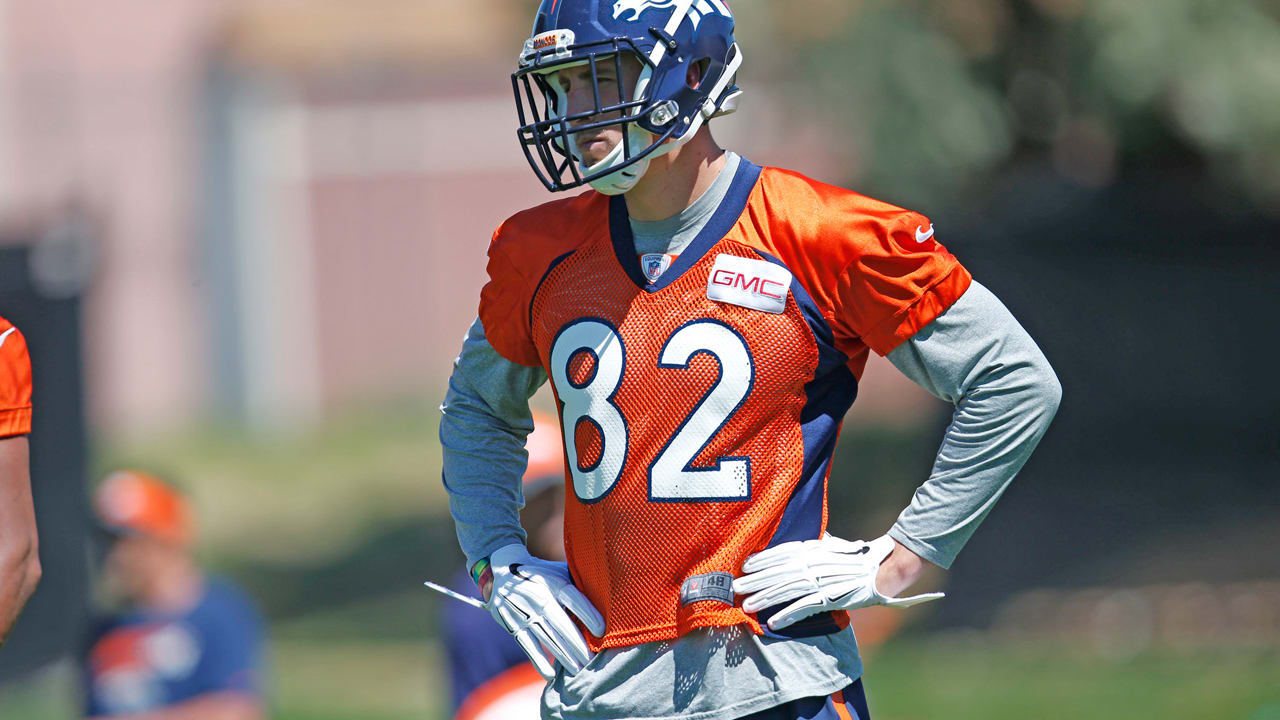 Wide receiver ASHLEY LELIE during a mini-camp workout at the