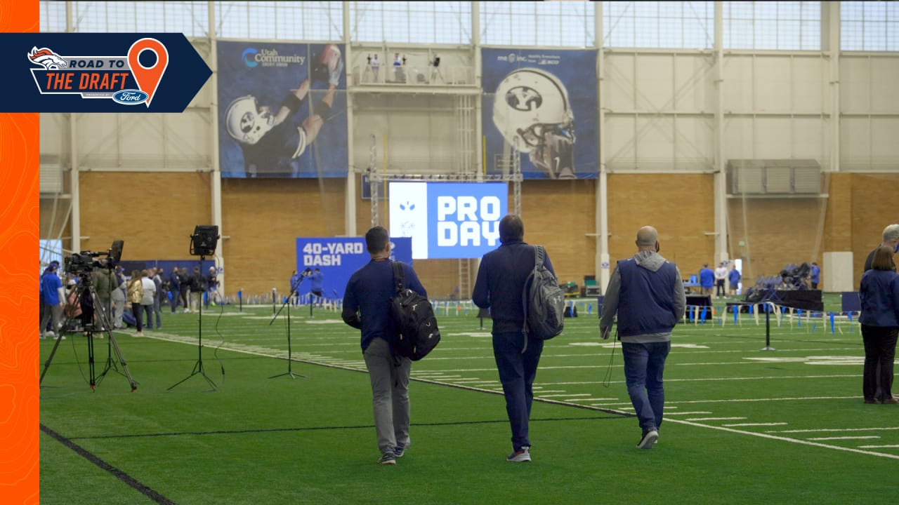 Broncos’ scouting contingent led by GM Paton takes in BYU Pro Day