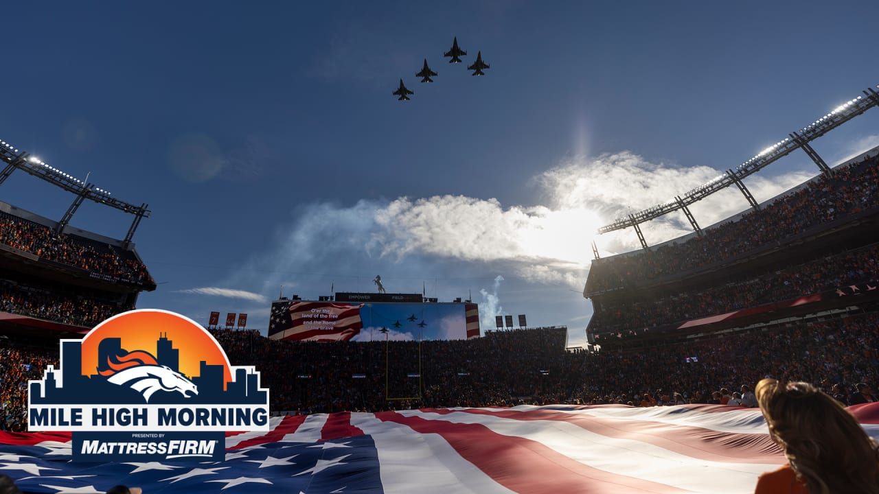 Got to visit Mile High this morningthis stadium is SO