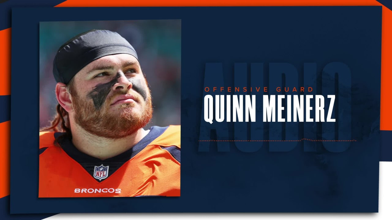 QUINN MEINERZ SIGNED CUSTOM REPLICA BRONCOS