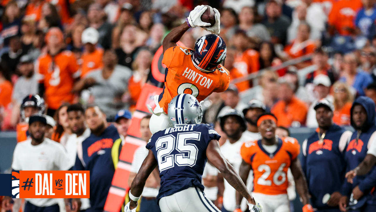 WATCH: Broncos WR Kendall Hinton catches TD pass vs. Cowboys