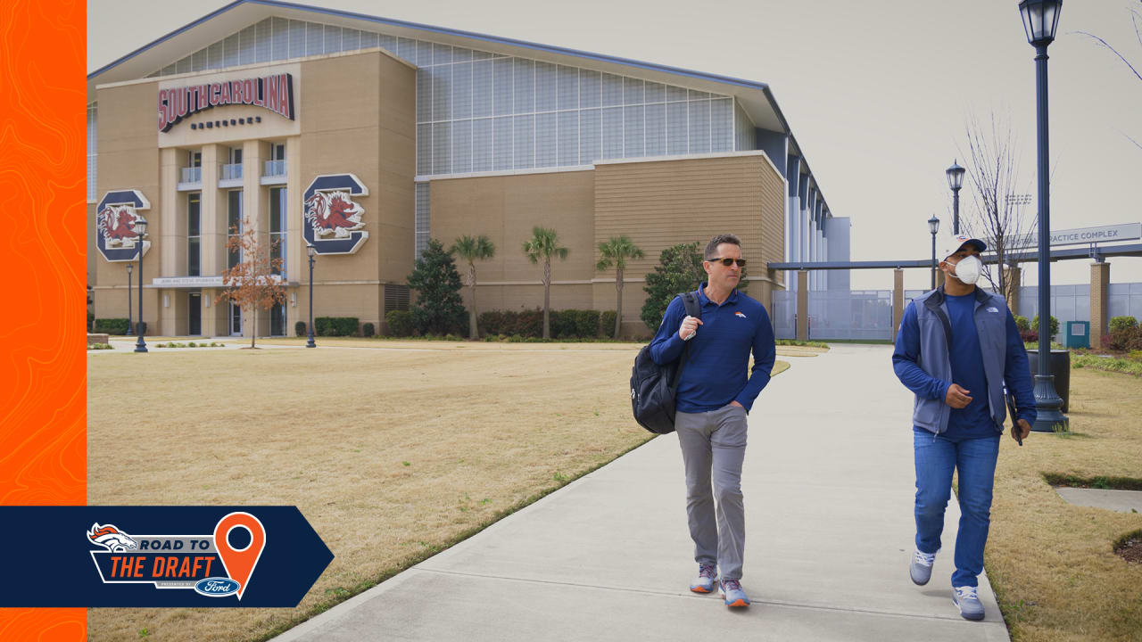 George Paton leads Broncos contingent on South Carolina professional day