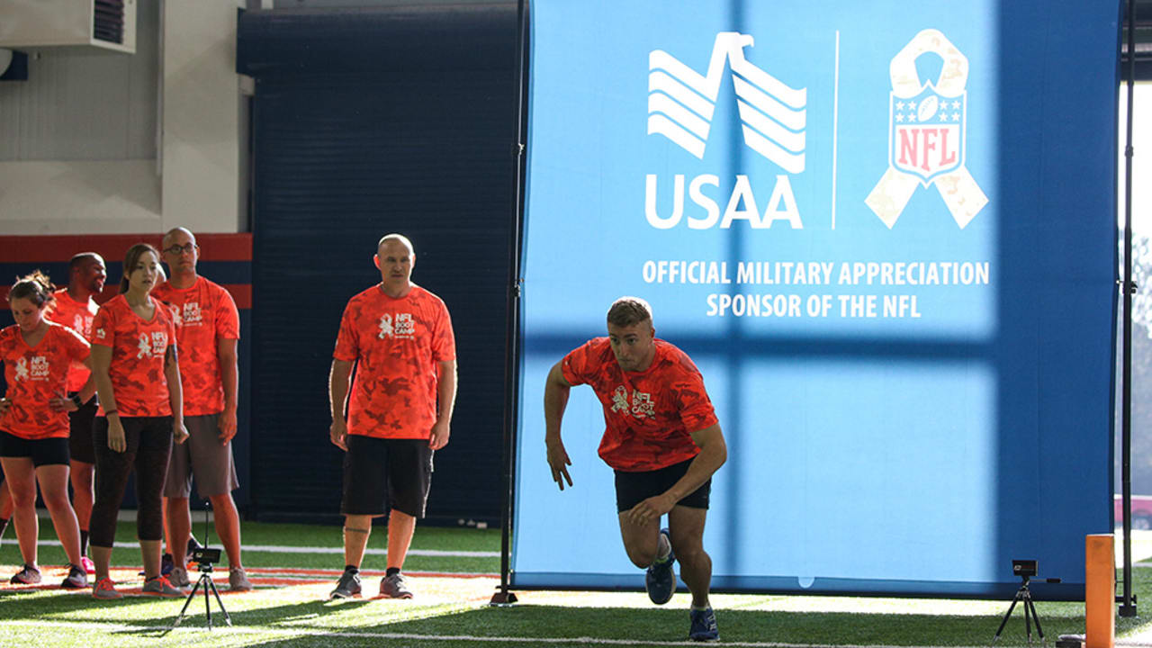 Redskins Hosts USAA NFL Boot Camp