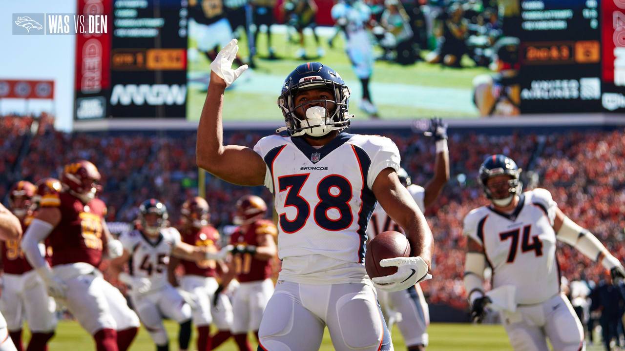 Jaleel McLaughlin scores first NFL touchdown on 5yard rush Broncos