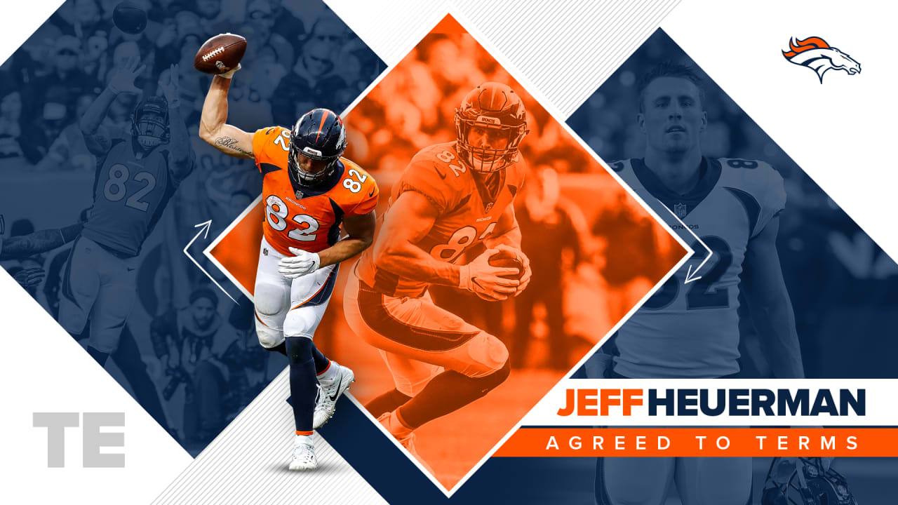 Broncos agree to terms with TE Jeff Heuerman on new contract
