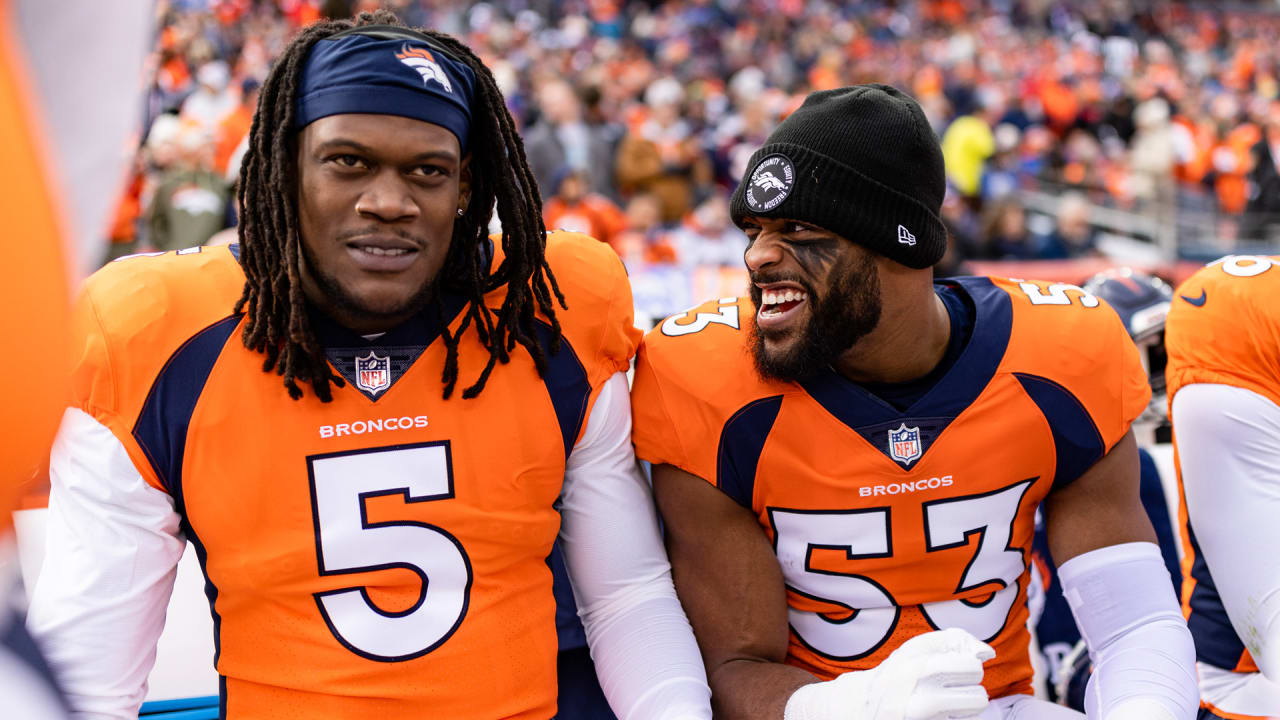 Denver Broncos linebacker Jonathan Kongbo (90) walks off the field