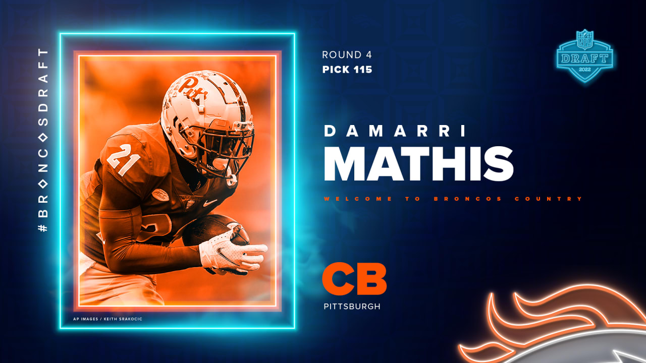 Broncos select CB Damarri Mathis with 115th-overall pick