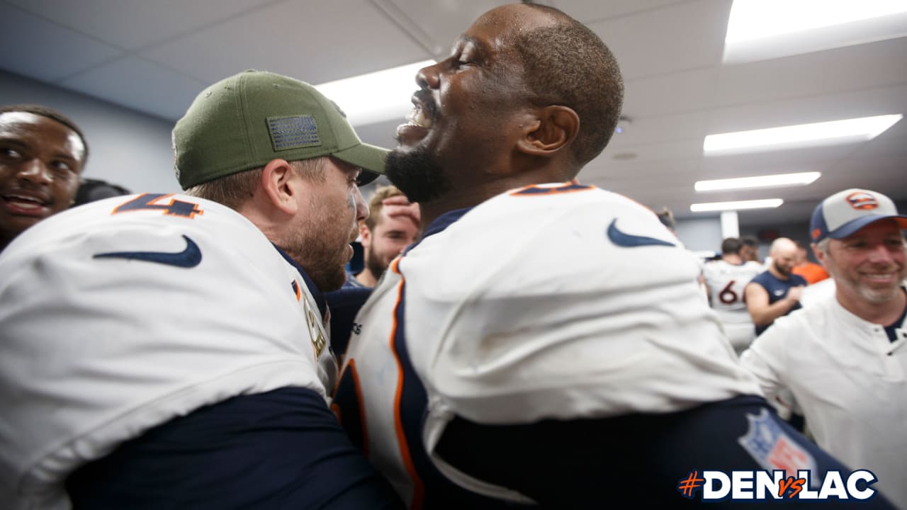 Shots Of The Game: Celebrating A Big Win Over The Chargers