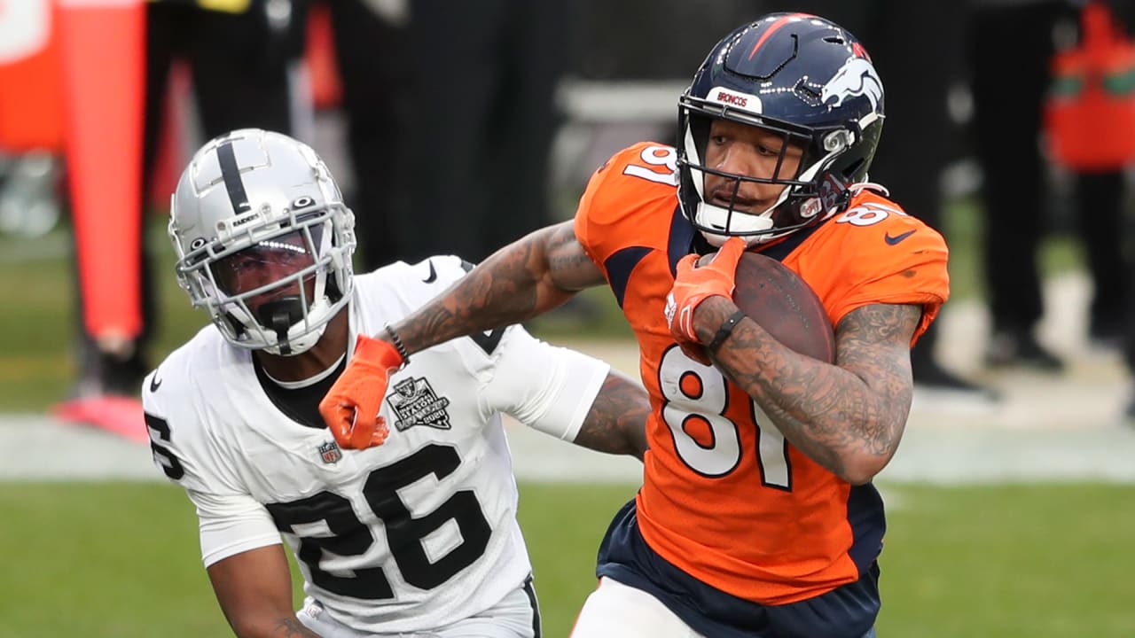 Broncos place second round proposals on FRGs Tim Patrick, Alexander Johnson, and also Phillip Lindsay, several ERFAs