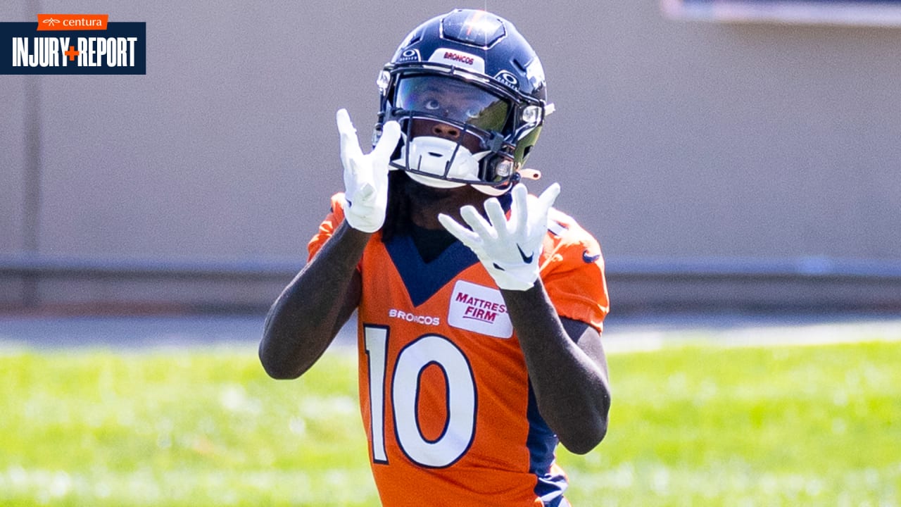 Broncos WR Jerry Jeudy practices, in line to play Sunday