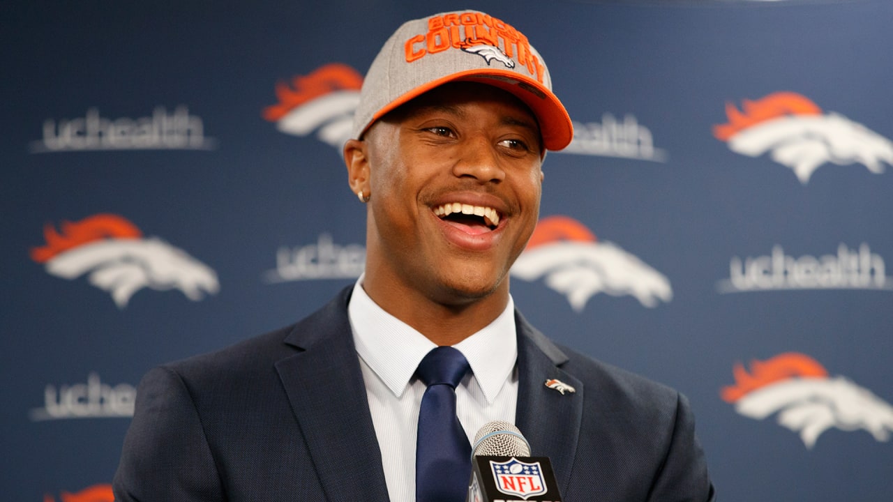a Bronco WR Courtland Sutton remembers NFL Draft process