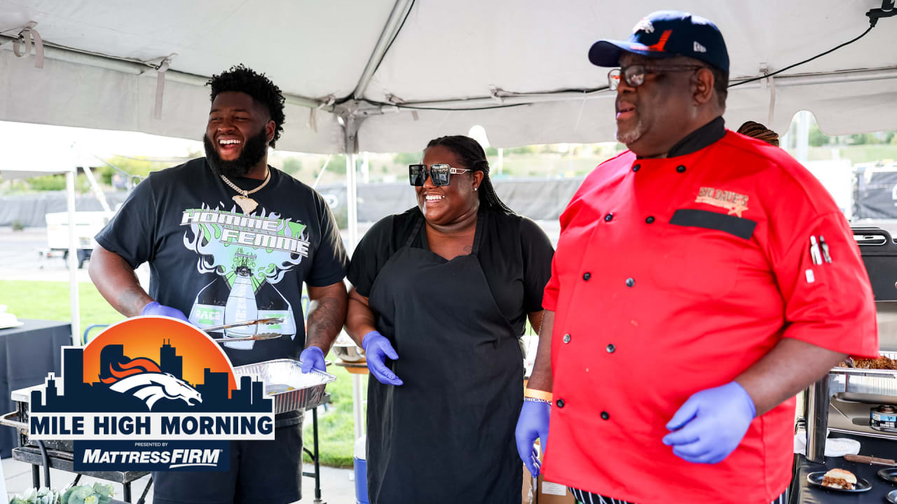 Mile High Morning: D.J. Jones and his dad sample Big Dave's barbecue sauces at Taste of the Broncos presented by King Soopers - Vimarsana News