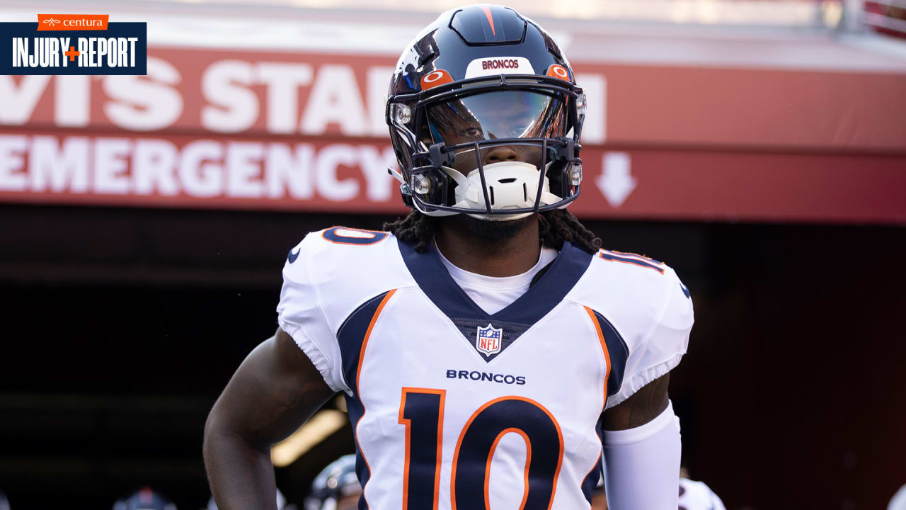 Broncos WR Jerry Jeudy a full participant in Thursday's practice