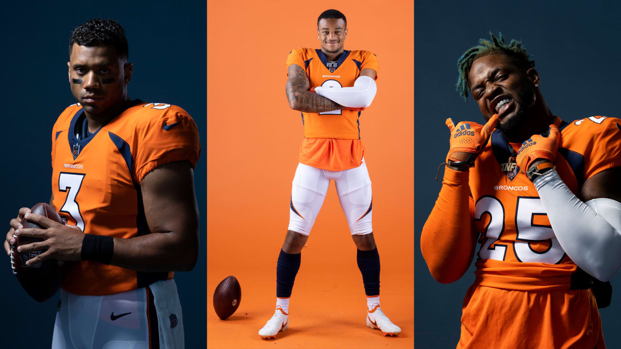 Behind the scenes at the Broncos' media day with Russell Wilson, Justin  Simmons, Jerry Jeudy & more 