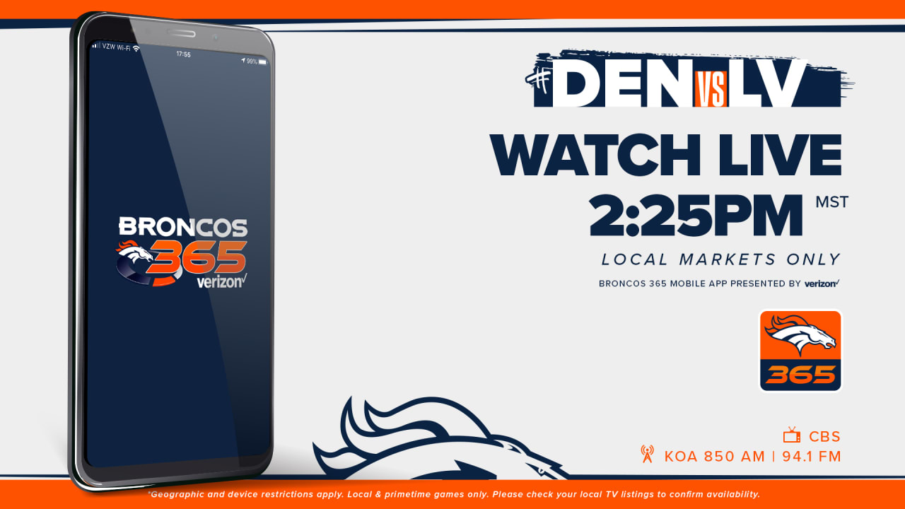 Denver Broncos matchups to watch for vs. Las Vegas Raiders 