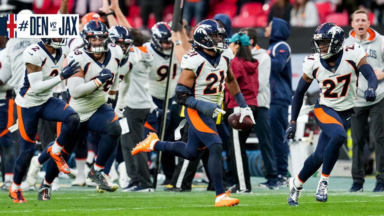 K'Waun Williams makes first interception as a Bronco, clinches victory vs.  Jacksonville