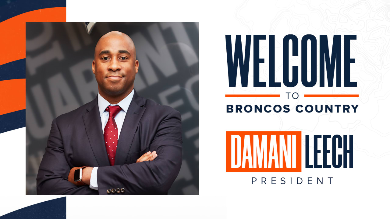 Broncos name Damani Leech as Team President