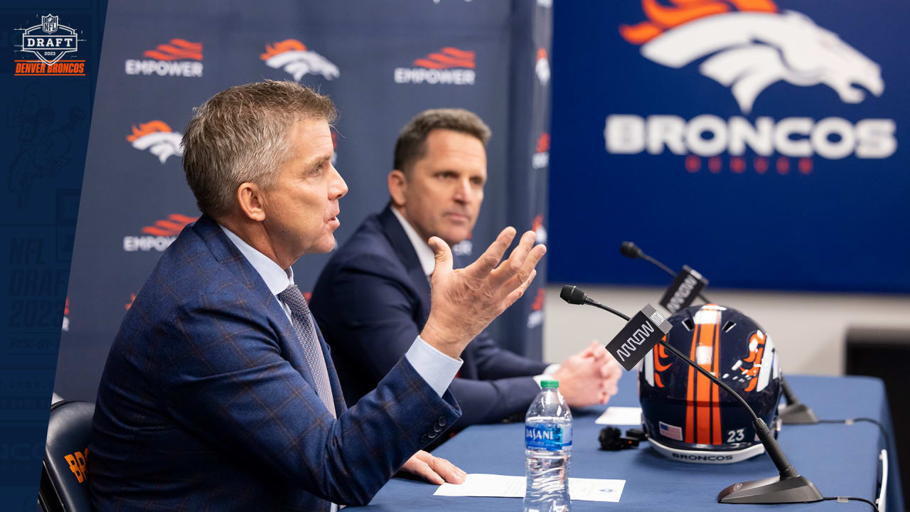 'It was exciting, wasn't it?': Broncos trade up twice on Day 2 of 2023 NFL Draft