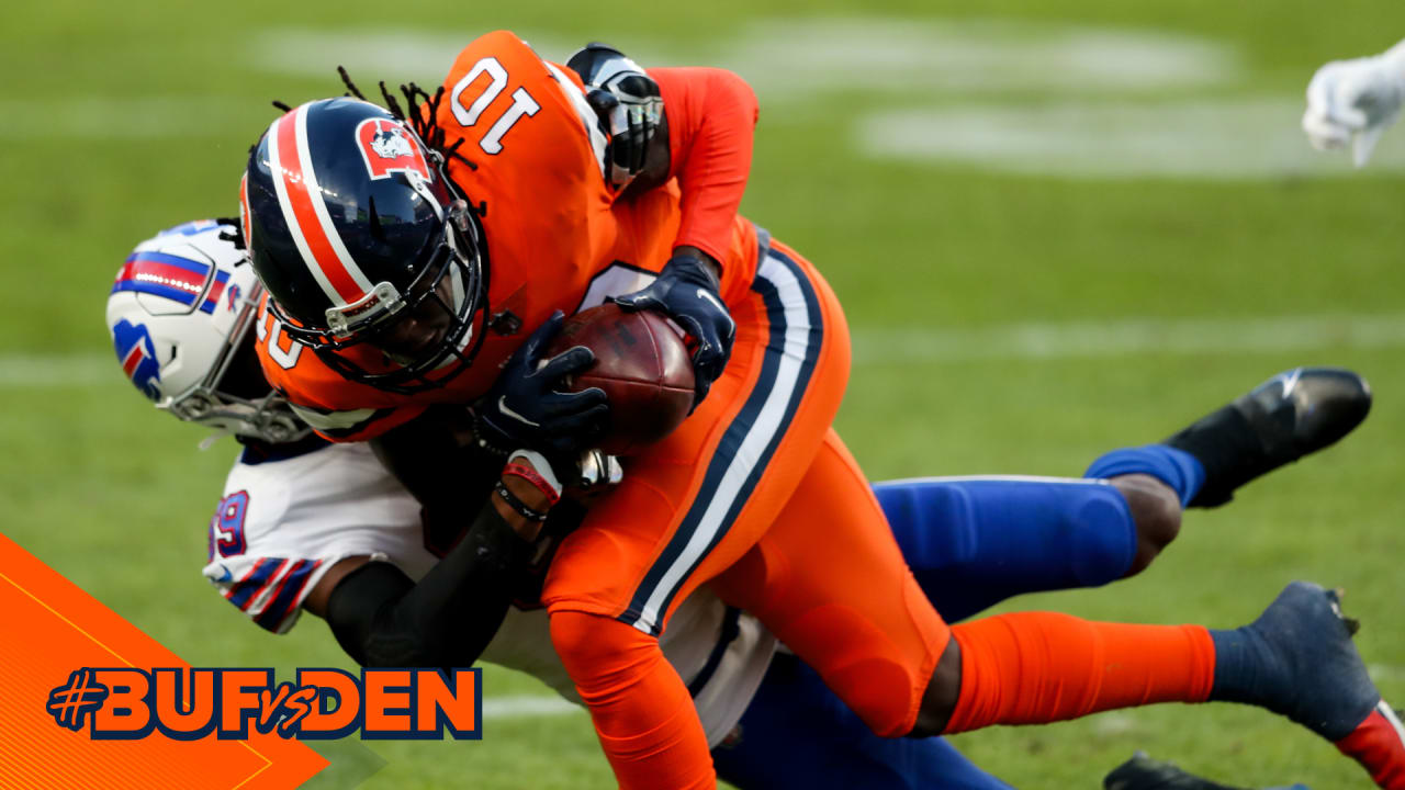#BUFvsDEN: Drew Lock fires third-down strike to Jerry Jeudy under heavy ...