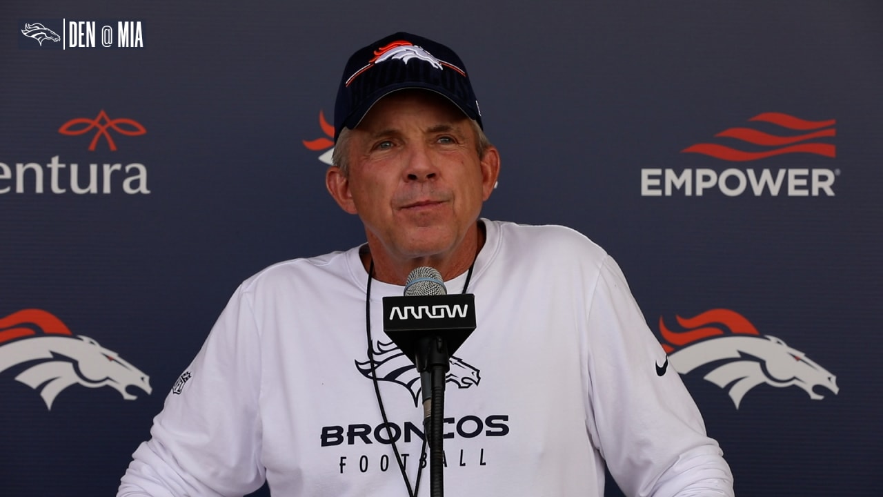 Broncos' Sean Payton discusses Raiders ahead of Week 1 game